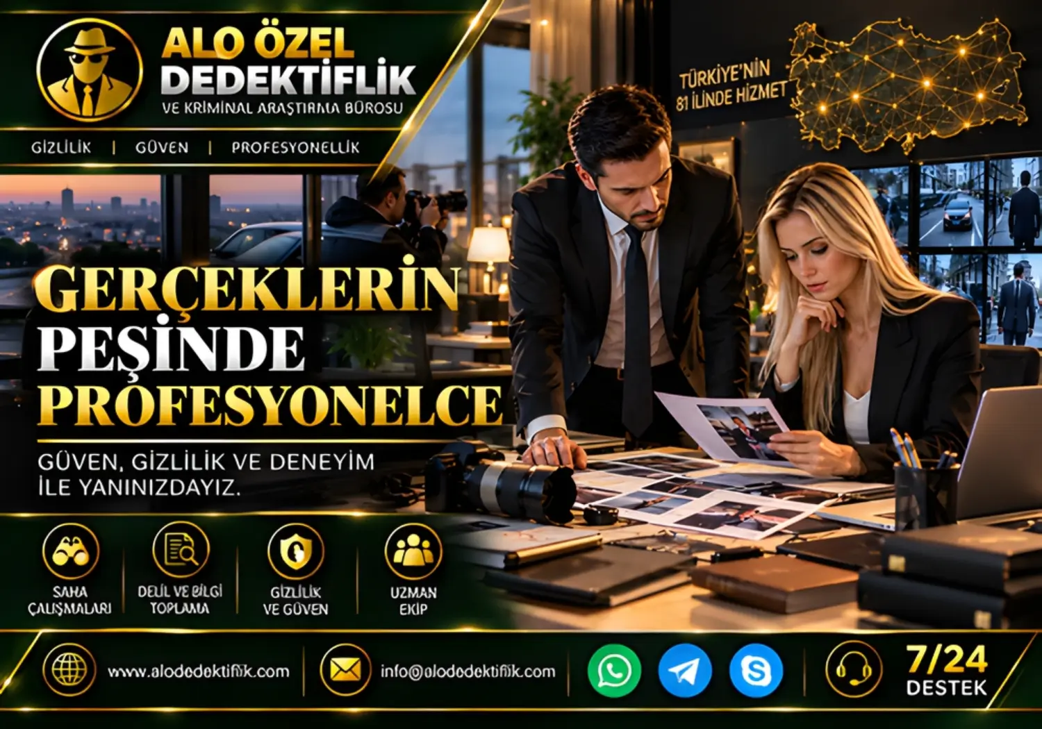 Türkiye’nin Lideri: Alo Özel Dedektiflik ve Kriminal Araştırma Bürosu